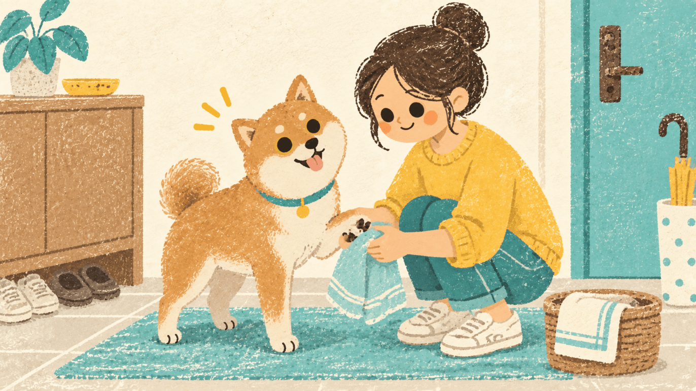 How to Clean Your Dog's Paws After a Walk