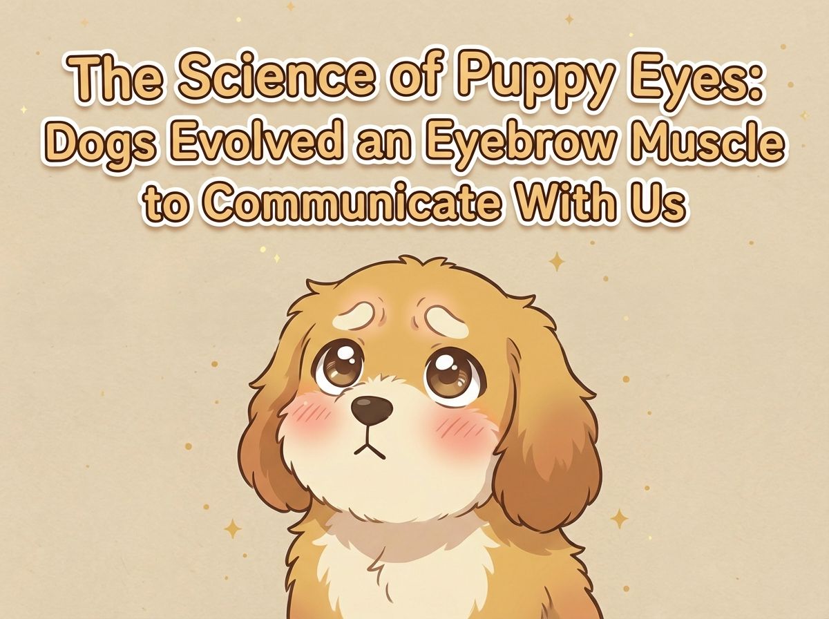 The Science of Puppy Eyes: Dogs Evolved an Eyebrow Muscle to Communicate With Us